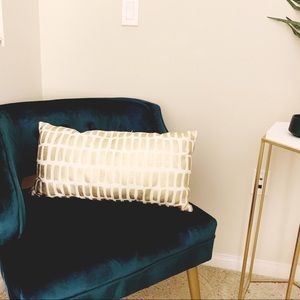 Threshold Gold and Cream long pillow